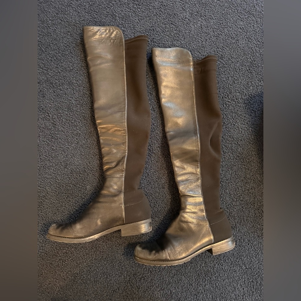 Black 5050 Stuart Weitzman Over the knee boots